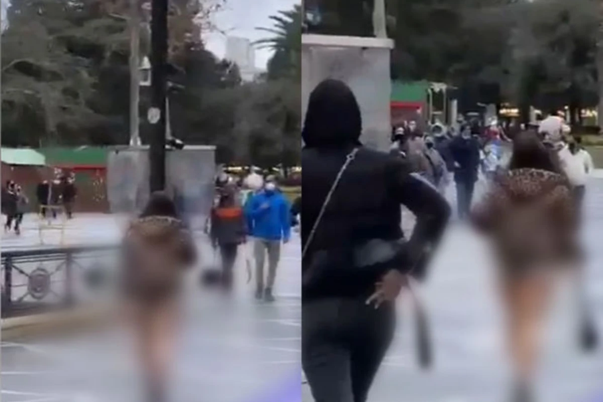 Torqovıda qız alt paltarında gəzdi - Polis saxladı
