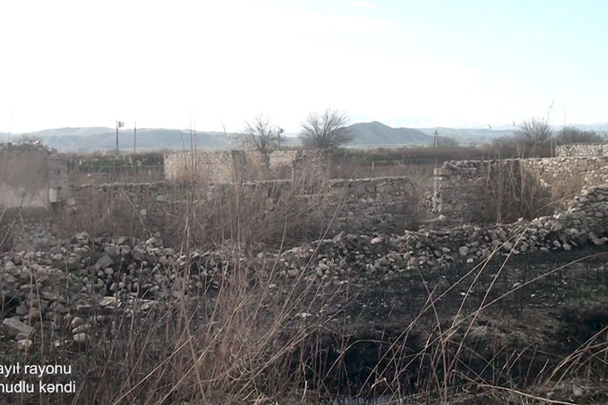 Освобожденное село Махмудлу Джебраильского района - ВИДЕО