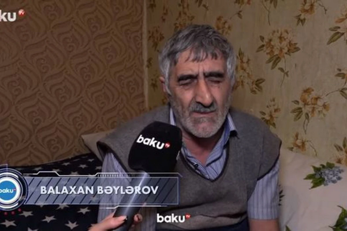 Репортаж Baku TV о подорвавшемся на мине трактористе - ВИДЕО