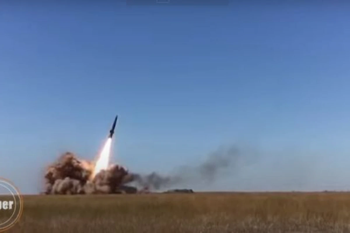 Şuşaya “İskəndər M” raketinin atılması görüntüləri paylaşıldı - VİDEO