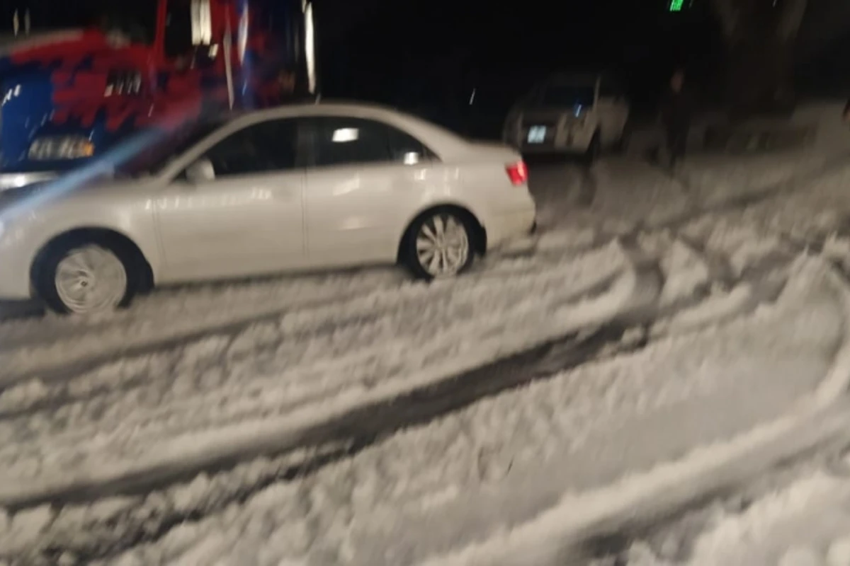 Azərbaycana qar yağdı - FOTO