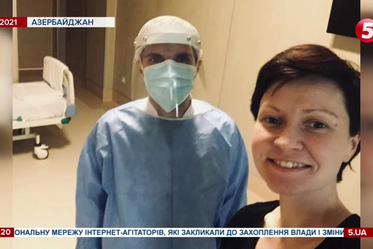 Ukraynalı jurnalist Azərbaycanda koronavirusdan müalicə olunub - VİDEO