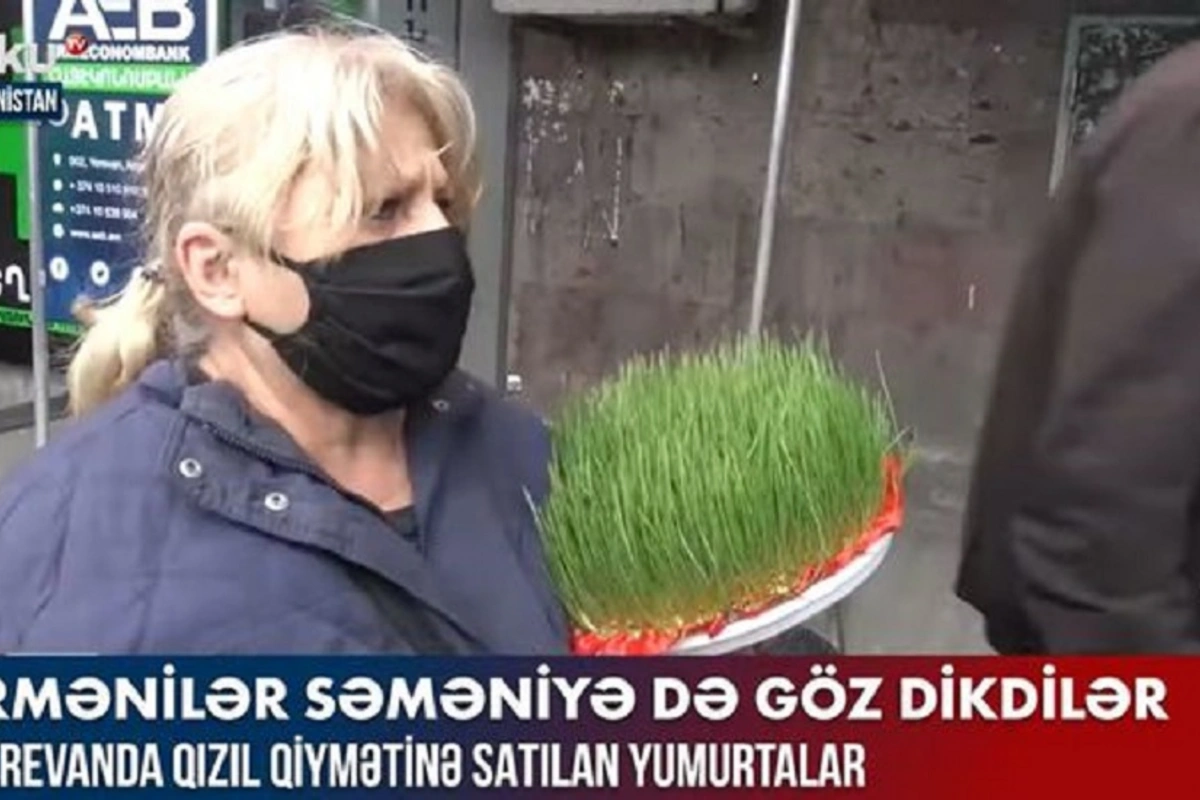 Ermənilər səməniyə də göz dikdilər – VİDEO