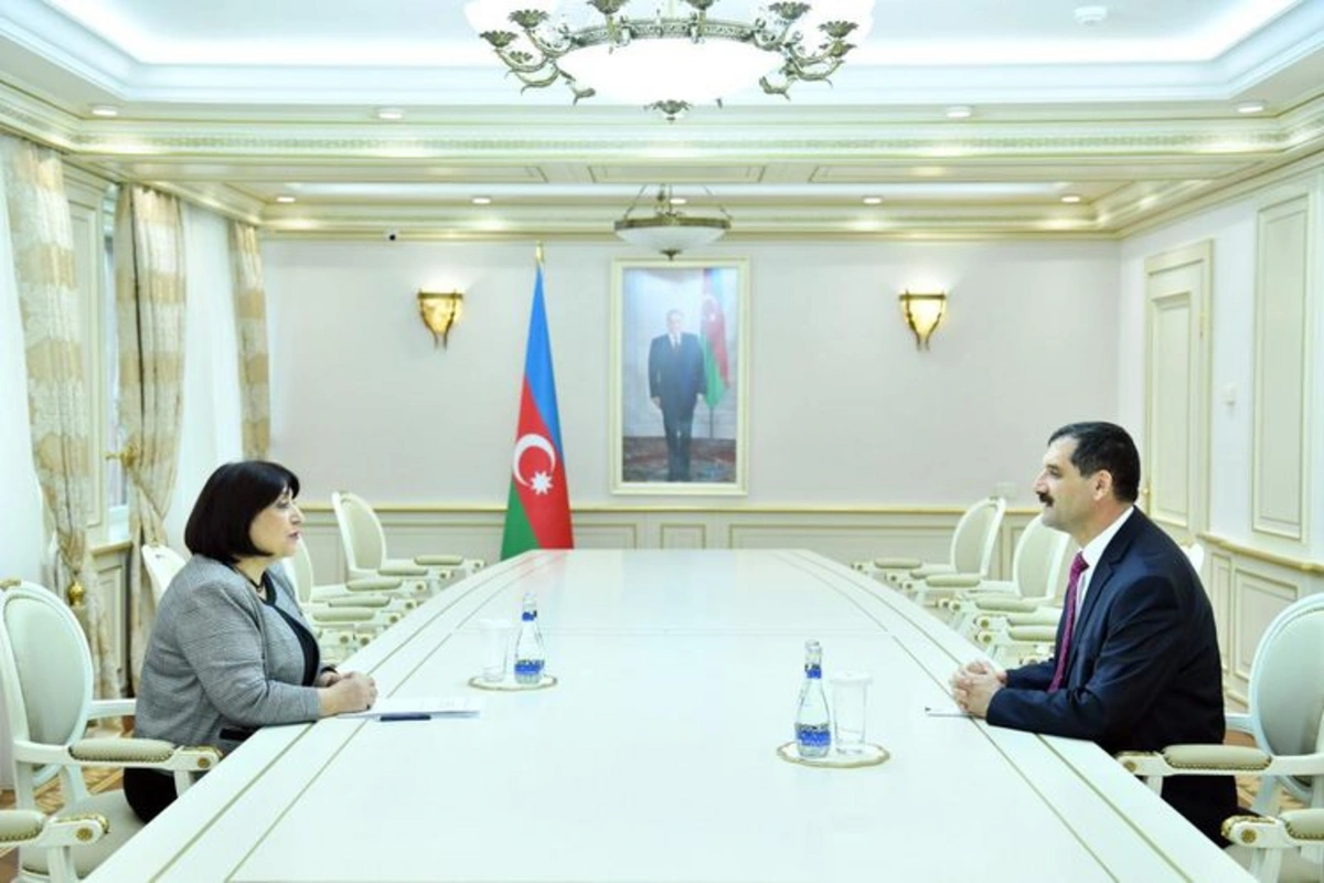 Sahibə Qafarova Erkan Özoralla görüşüb Sahibə Qafarova Erkan Özoralla görüşüb