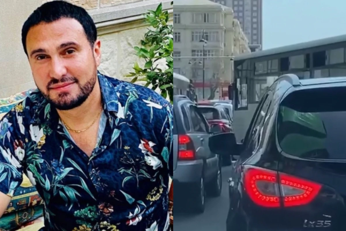 Nadir Qafarzadə qayda pozan avtobus sürücüsünün görüntülərini yaydı - VİDEO