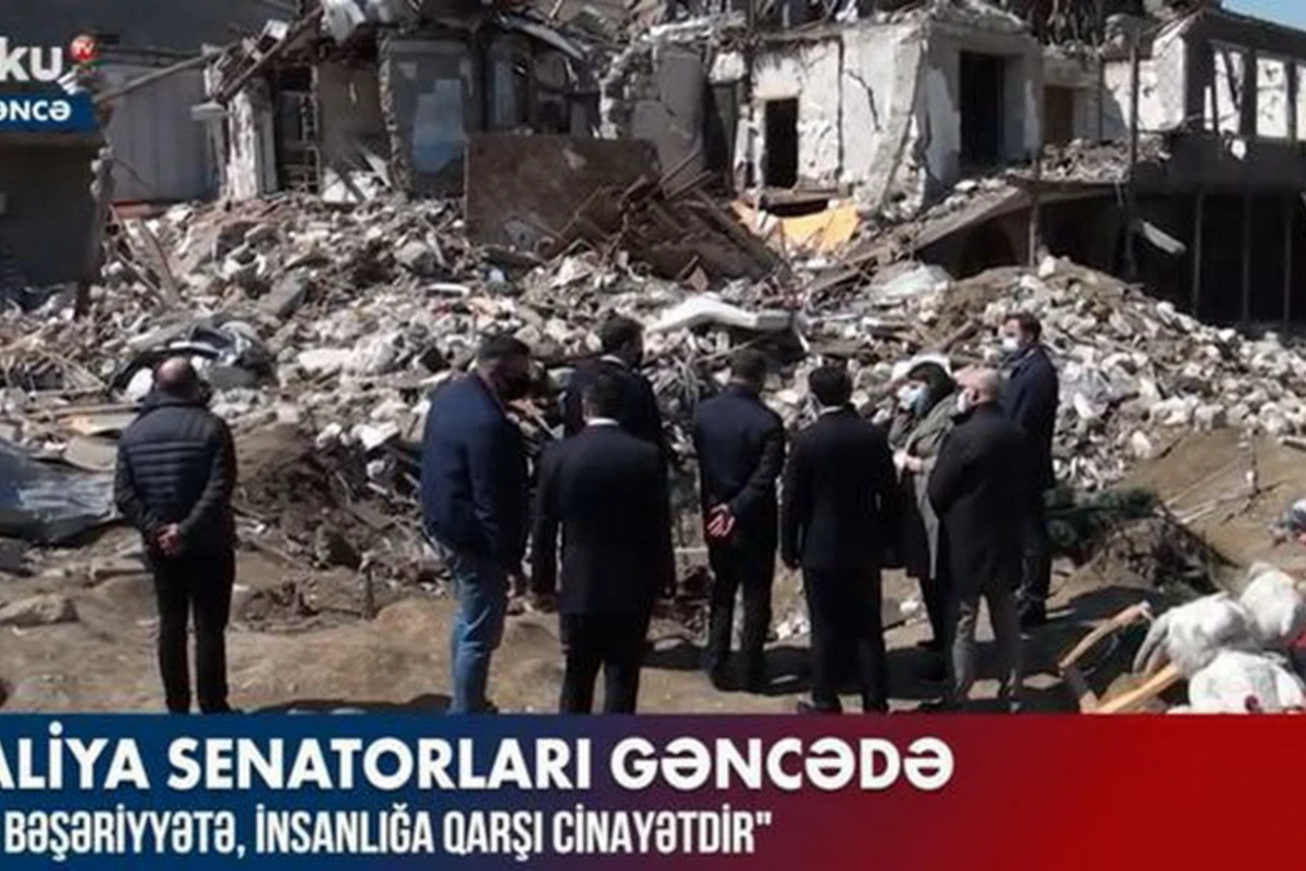 Итальянские сенаторы посетили Гянджу – ВИДЕО