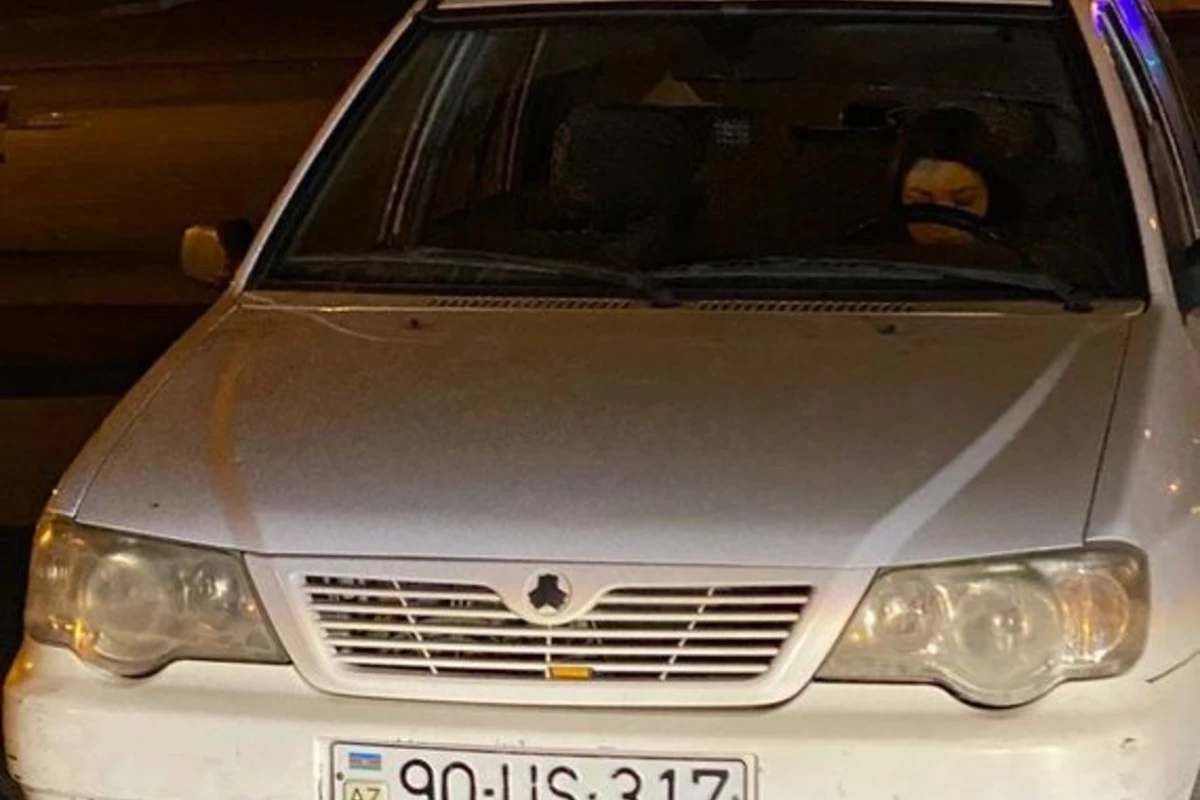 Masazırda piyadanı vurub qaçan 21 yaşlı qadın sürücünü polislər saxladı - FOTO