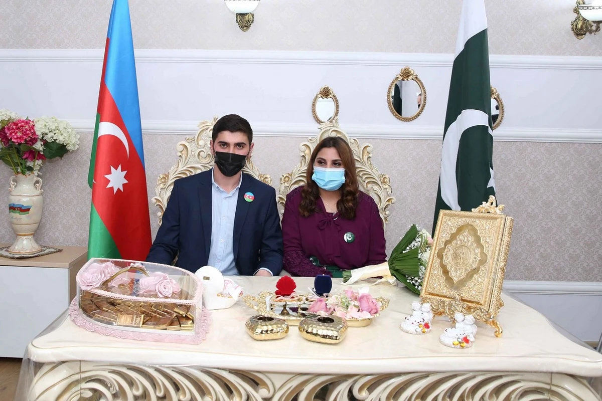 Azərbaycanlı gənc pakistanlı qızla evləndi - FOTO
