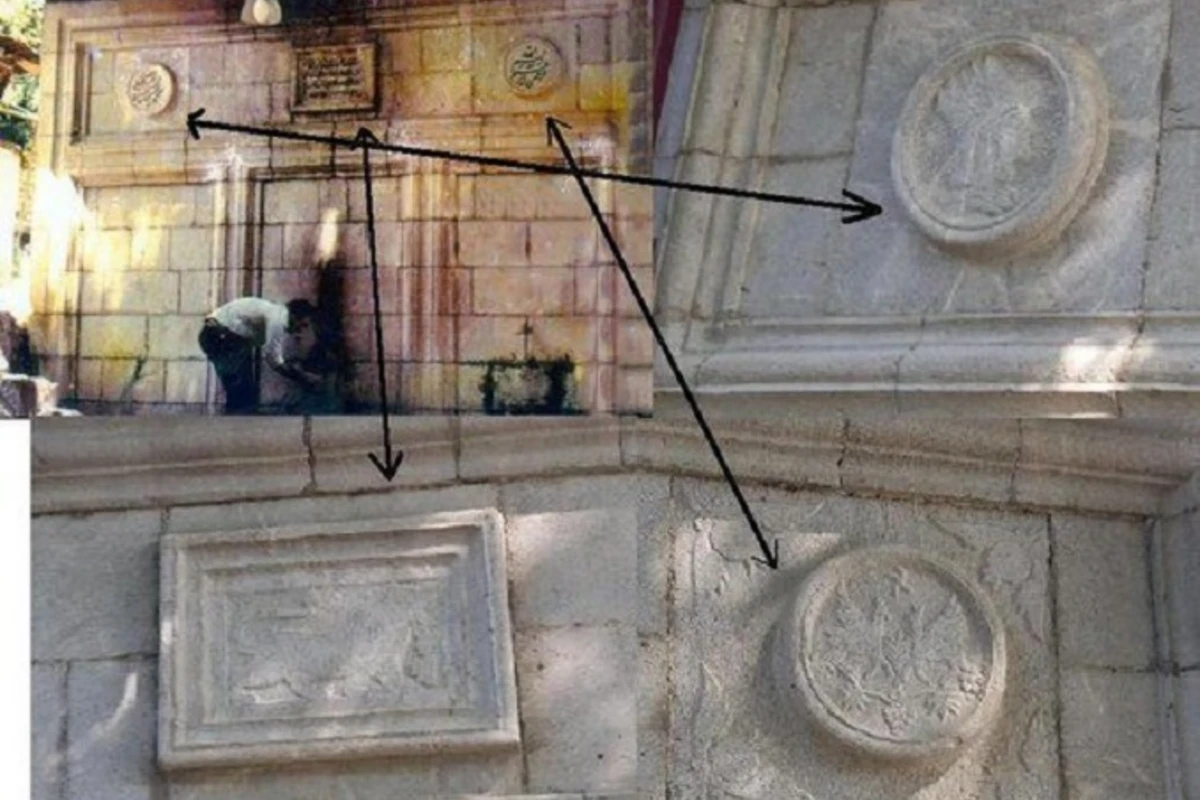 Şuşada Mamayı bulağının üzərində işğaldan sonra həkk olunan erməni yazıları silinib - FOTO/VİDEO Şuşada Mamayı bulağının üzərində işğaldan sonra həkk olunan erməni yazıları silinib - FOTO/VİDEO