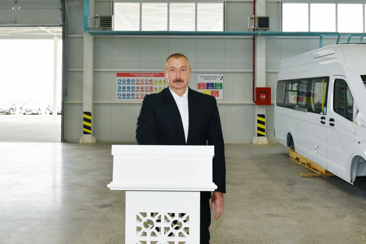 Prezident Hacıqabul Sənaye Məhəlləsinin açılışında iştirak edib - YENİLƏNİB - FOTO