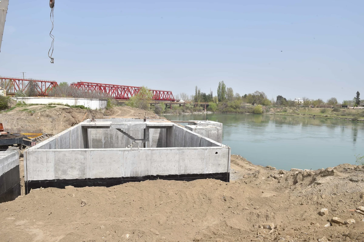 Bu şəhərin içməli su təchizatı infrastrukturu yenidən qurulur - FOTO