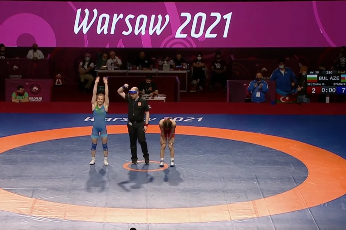 Mariya Stadnik 8-ci dəfə Azərbaycan bayrağını Avropada dalğalandırır Mariya Stadnik 8-ci dəfə Azərbaycan bayrağını Avropada dalğalandırır
