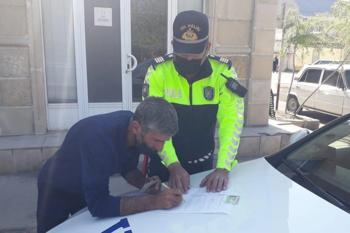 Reyd zamanı 25 sürücüyə protokol tətbiq olunub - FOTO