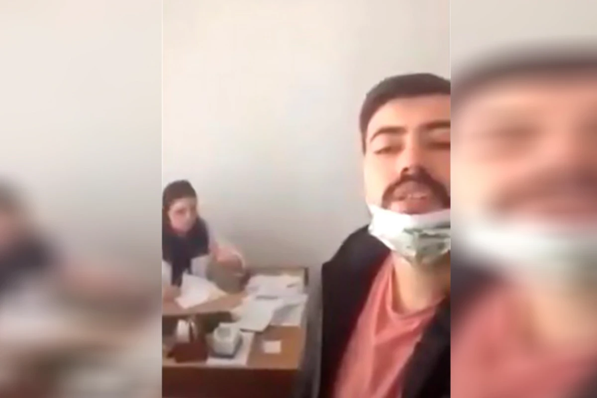 Xəstəni döyən həkimdən açıqlama: “Mənə nalayiq təkliflər etdi” - VİDEO