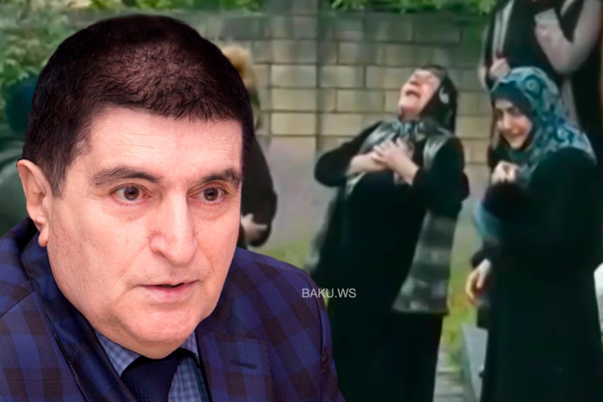 Baloğlan Əşrəfovun dəfnindən ürəkdağlayan görüntülər - VİDEO