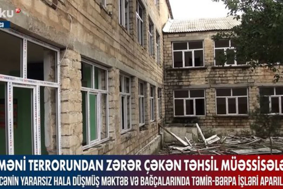Erməni terrorundan zərər çəkən təhsil müəssisələri – VİDEO