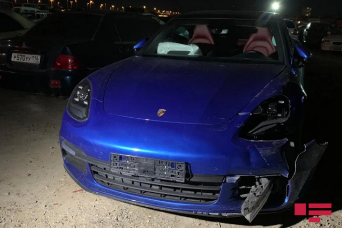 Bakıda “Porsche” və KİA toqquşub, xəsarət alan var - VİDEO