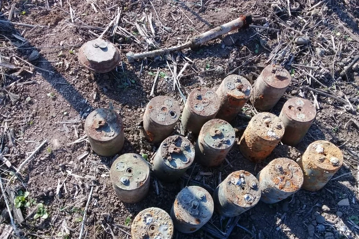 Сколько неразорвавшихся боеприпасов и мин было обнаружено на освобожденных территориях?