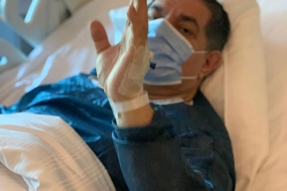 Ağadadaş Ağayevin əməliyyat öncəsi xəstəxanadan FOTOsu