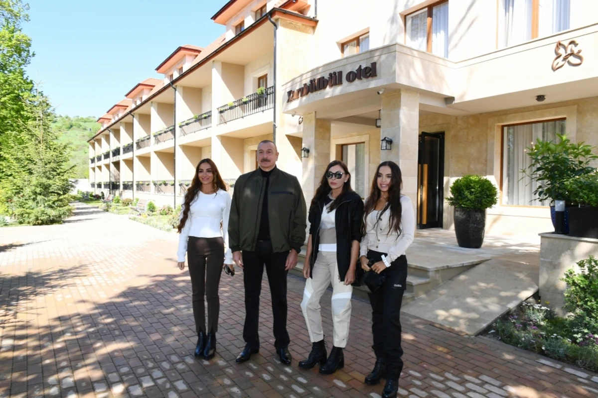 Şuşada “Xarı Bülbül” otelinin yenidənqurmadan sonra açılışı olub - FOTO