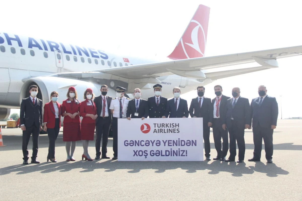 Türk Hava Yolları Gəncəyə uçuşları bərpa edib - FOTO Türk Hava Yolları Gəncəyə uçuşları bərpa edib - FOTO