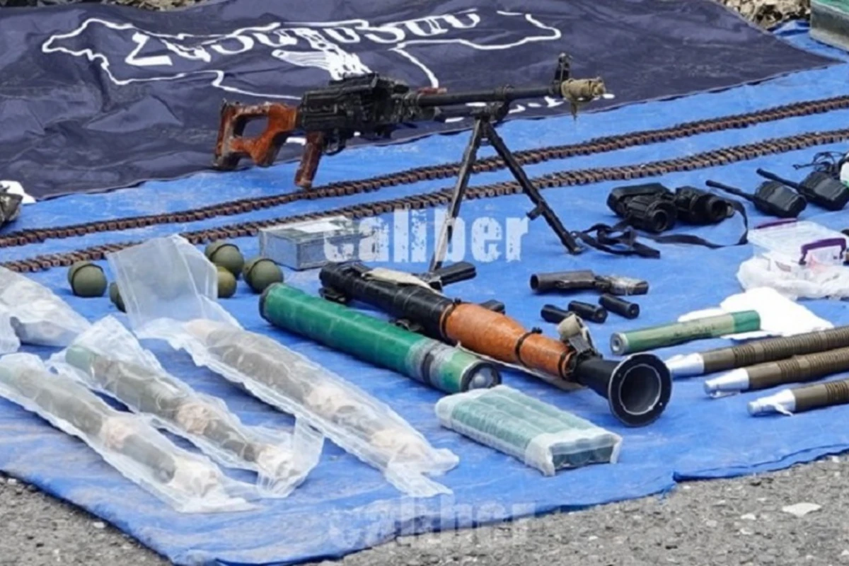 Suqovuşan yaxınlığında ASALA terrorçularının anbarı aşkarlandı - FOTO