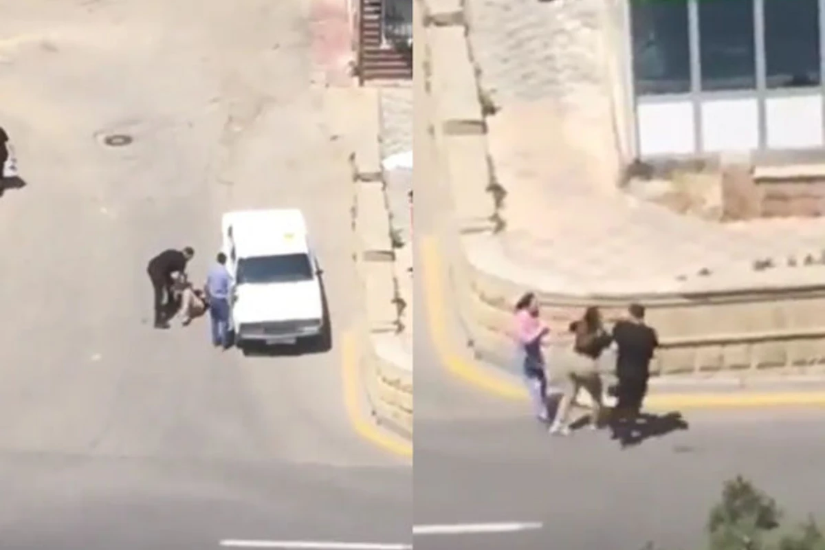 Bakıda DƏHŞƏT: Kişi qadına şiddət göstərdi, heç kim reaksiya vermədi - ANBAAN VİDEO Bakıda DƏHŞƏT: Kişi qadına şiddət göstərdi, heç kim reaksiya vermədi - ANBAAN VİDEO