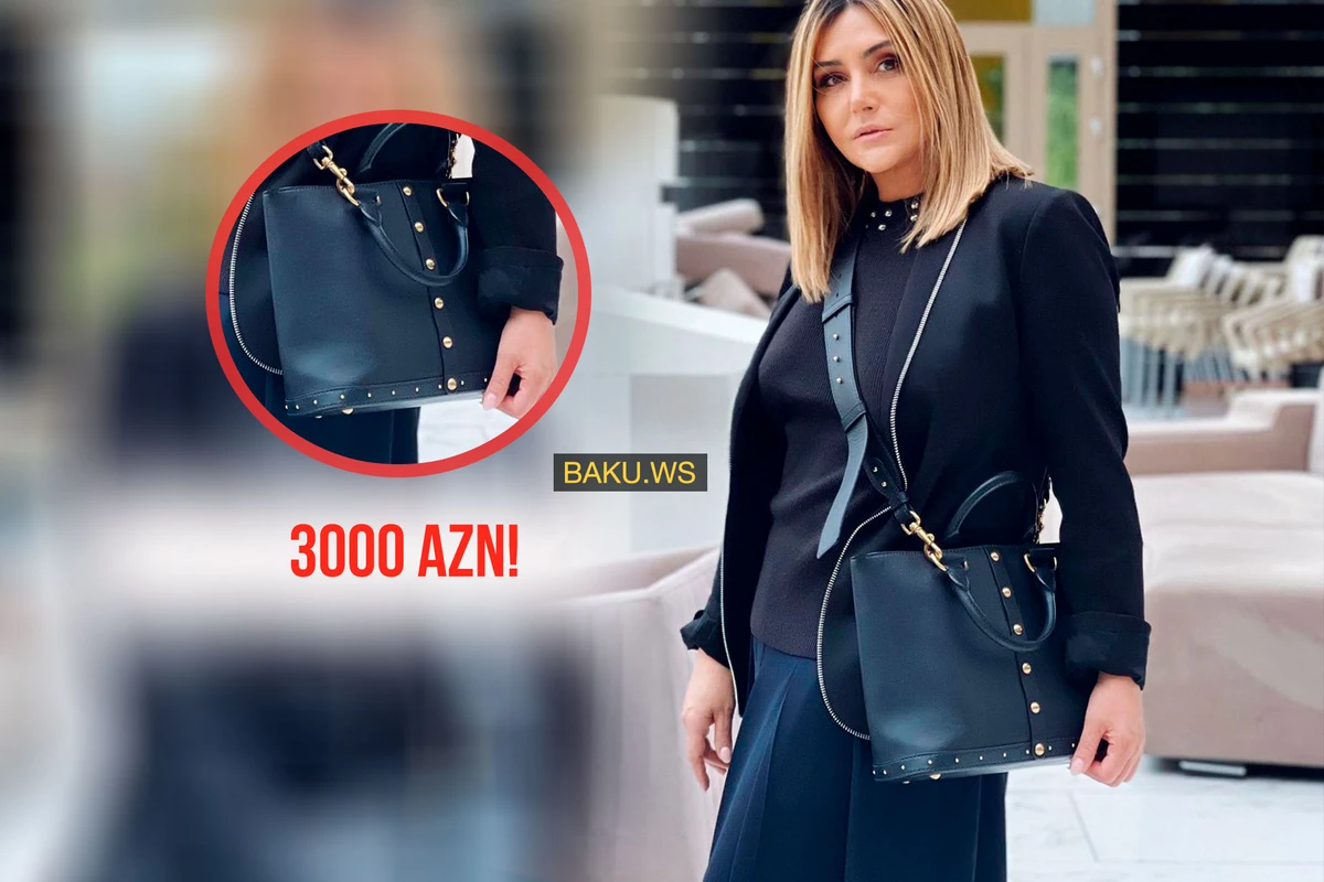 Zülfiyyə Xanbabayevanın 3 min manatlıq çantası - FOTO