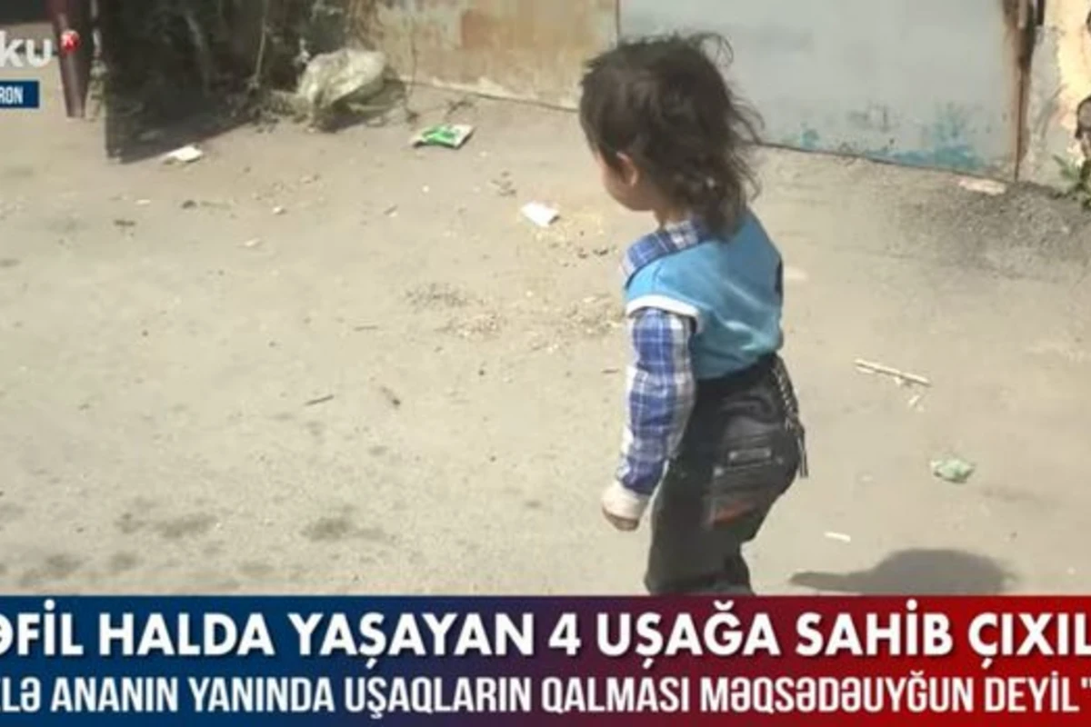 Səfil halda yaşayan 4 uşağa sahib çıxıldı – VİDEO Səfil halda yaşayan 4 uşağa sahib çıxıldı – VİDEO