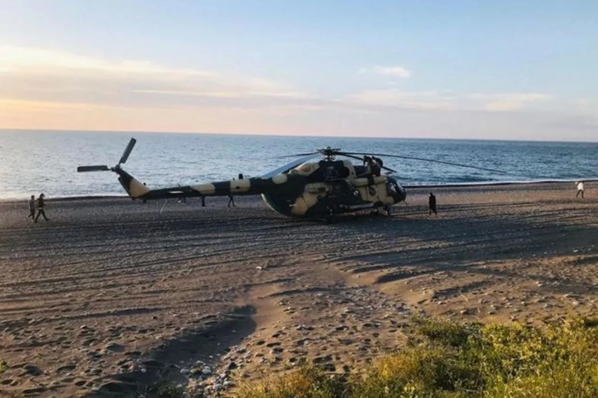 Azərbaycan hərbi helikopteri Türkiyədə təcili eniş etdi
