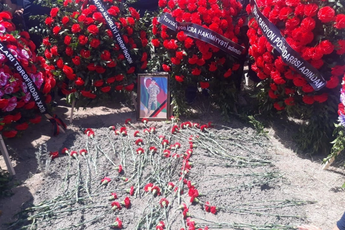Şəhid Pərviz Nağıyev Tovuzda dəfn edilib - FOTO