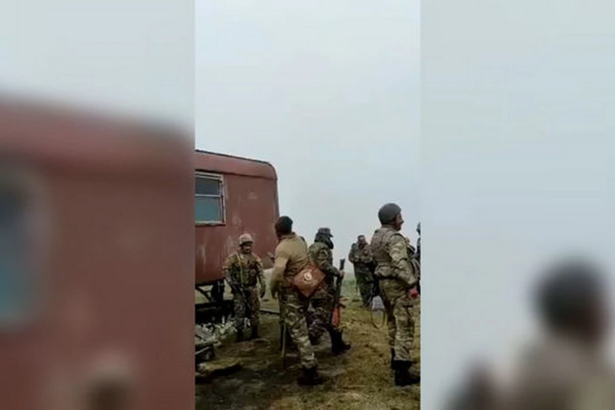 Наши военнослужащие прогнали с границы очередную группу армянских солдат - ВИДЕО