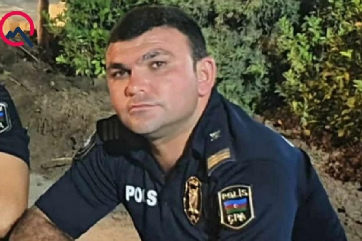 Polis ad günündə qəzaya düşərək öldü - FOTO