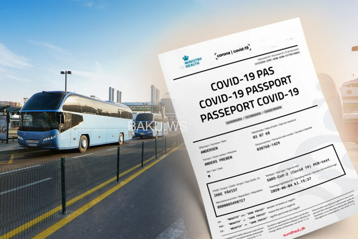 Будут ли требовать COVID-паспорт у пассажиров междугородних автобусов в Азербайджане?