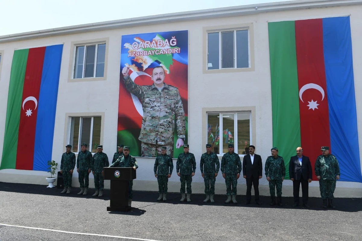 Zəngilanda DSX-nin yeni hərbi hissəsi fəaliyyətə başlayıb - FOTO