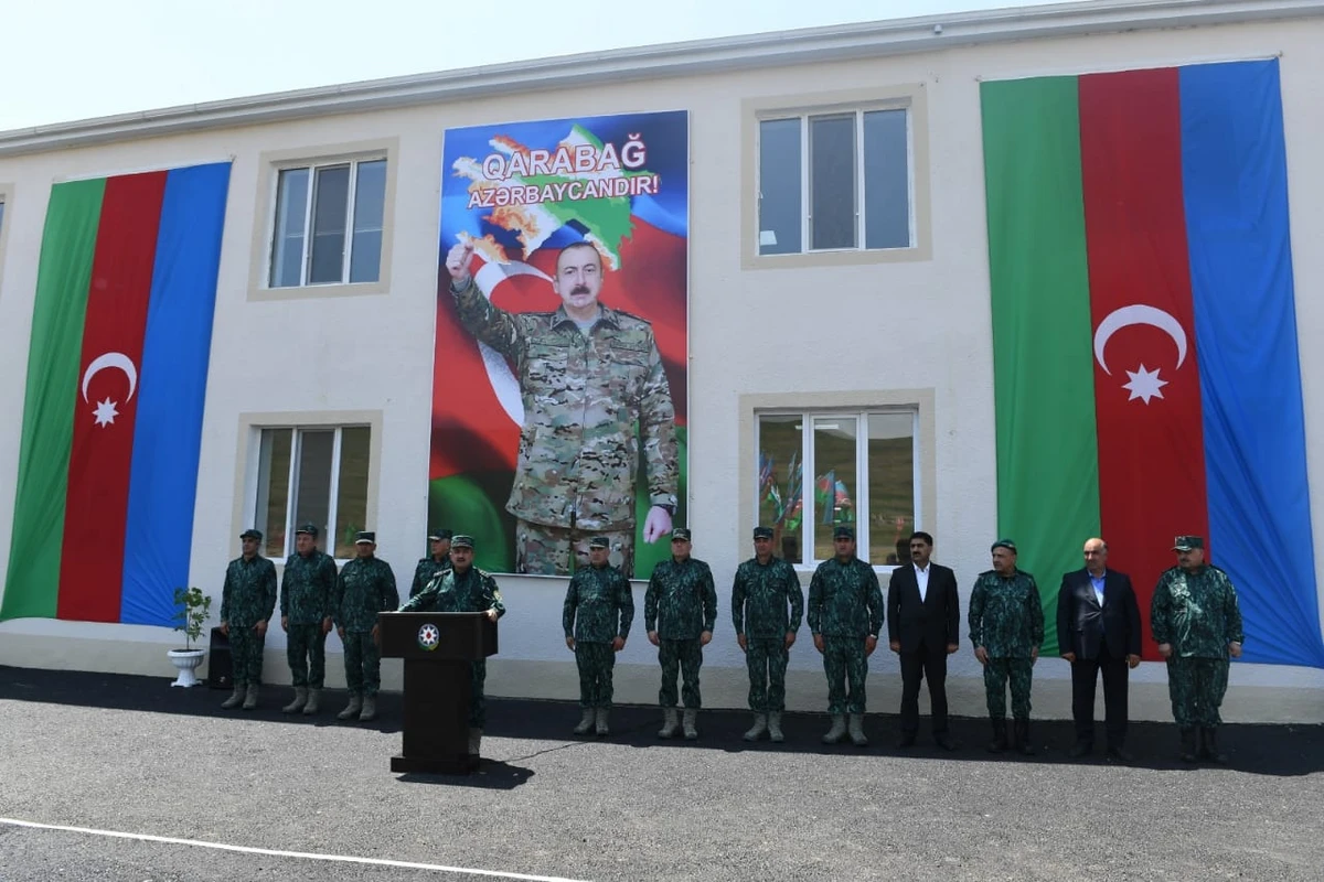 В Зангилане открылась новая воинская часть ГПС - ФОТО