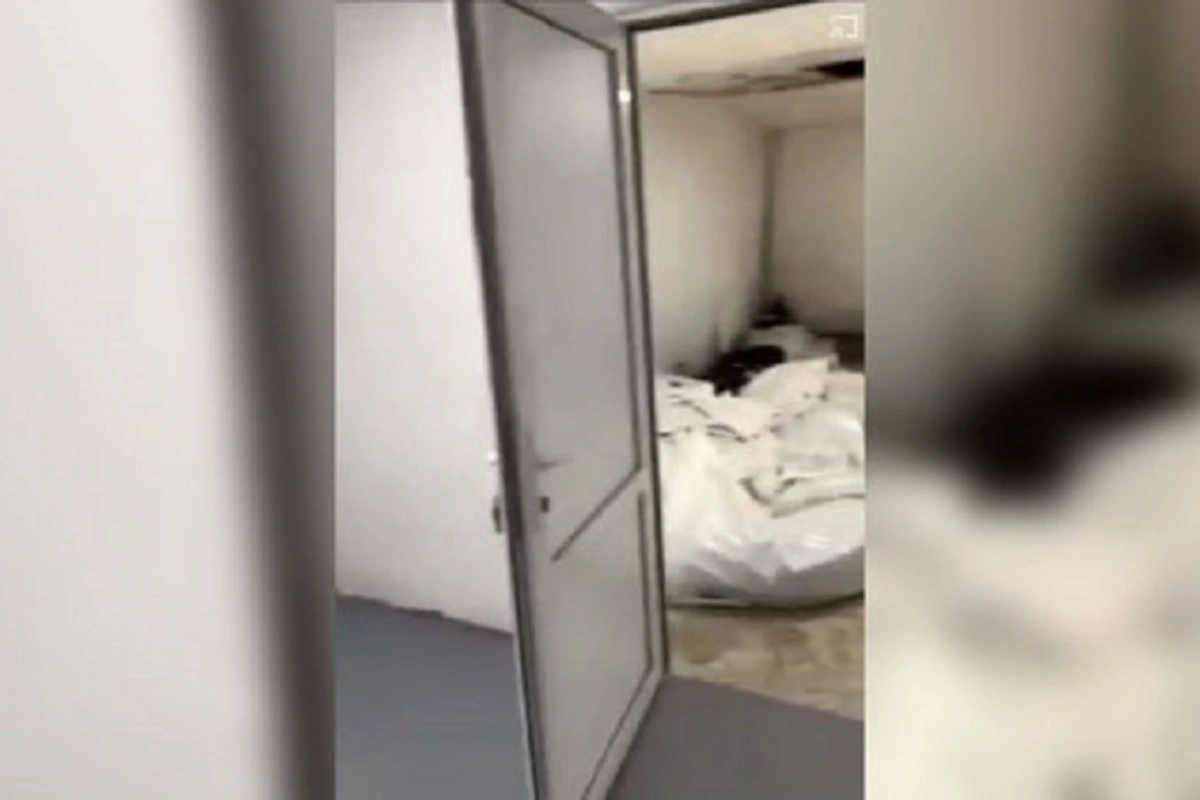 44 günlük müharibədə ölən erməni hərbçilərin meyitlərinin gizlədildiyi “morq”dan görüntülər - VİDEO