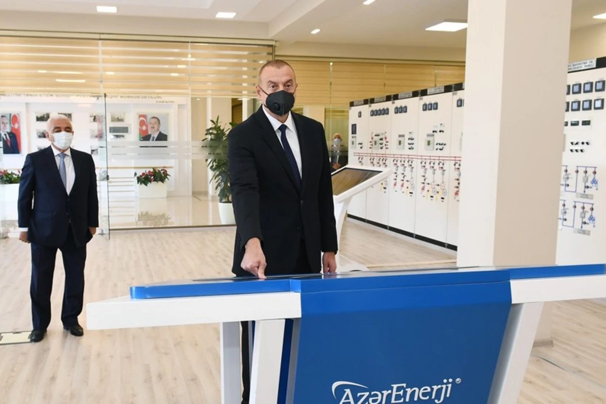 Prezident İlham Əliyev “Binəqədi” yarımstansiyasının açılışını edib - FOTO
