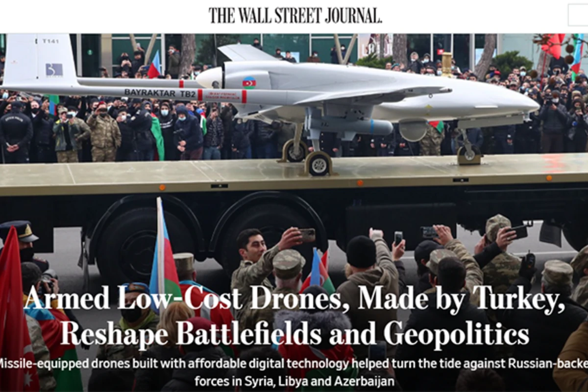“Bayraktar” Qarabağda vəziyyəti dəyişdi” - “The Wall Street Journal”