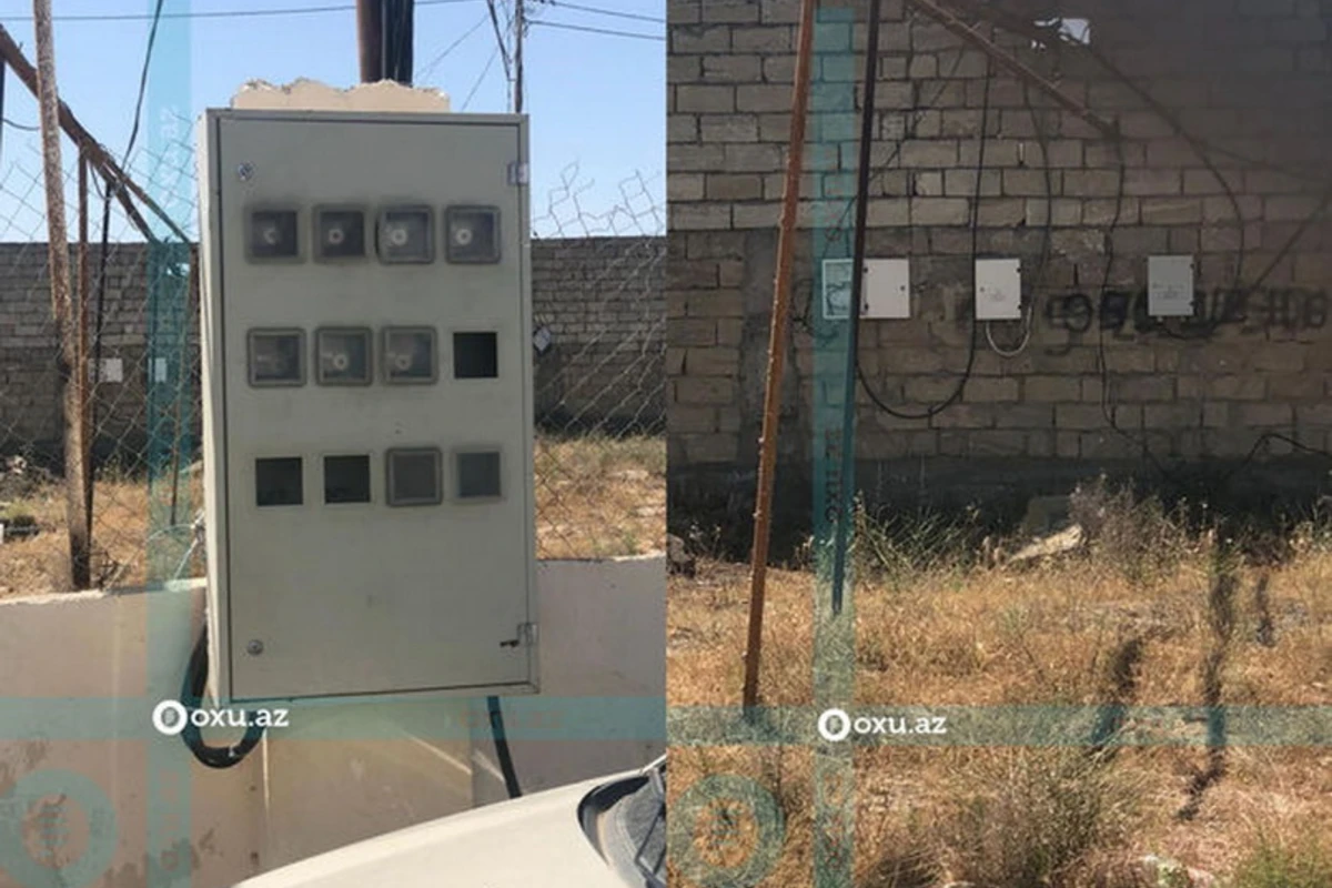 “Azərişıq” vətəndaşa aid ərazidə 11 sayğac quraşdırıb: “Mülkiyyətimizdən istifadə edə bilmirik” - İDDİA - FOTO