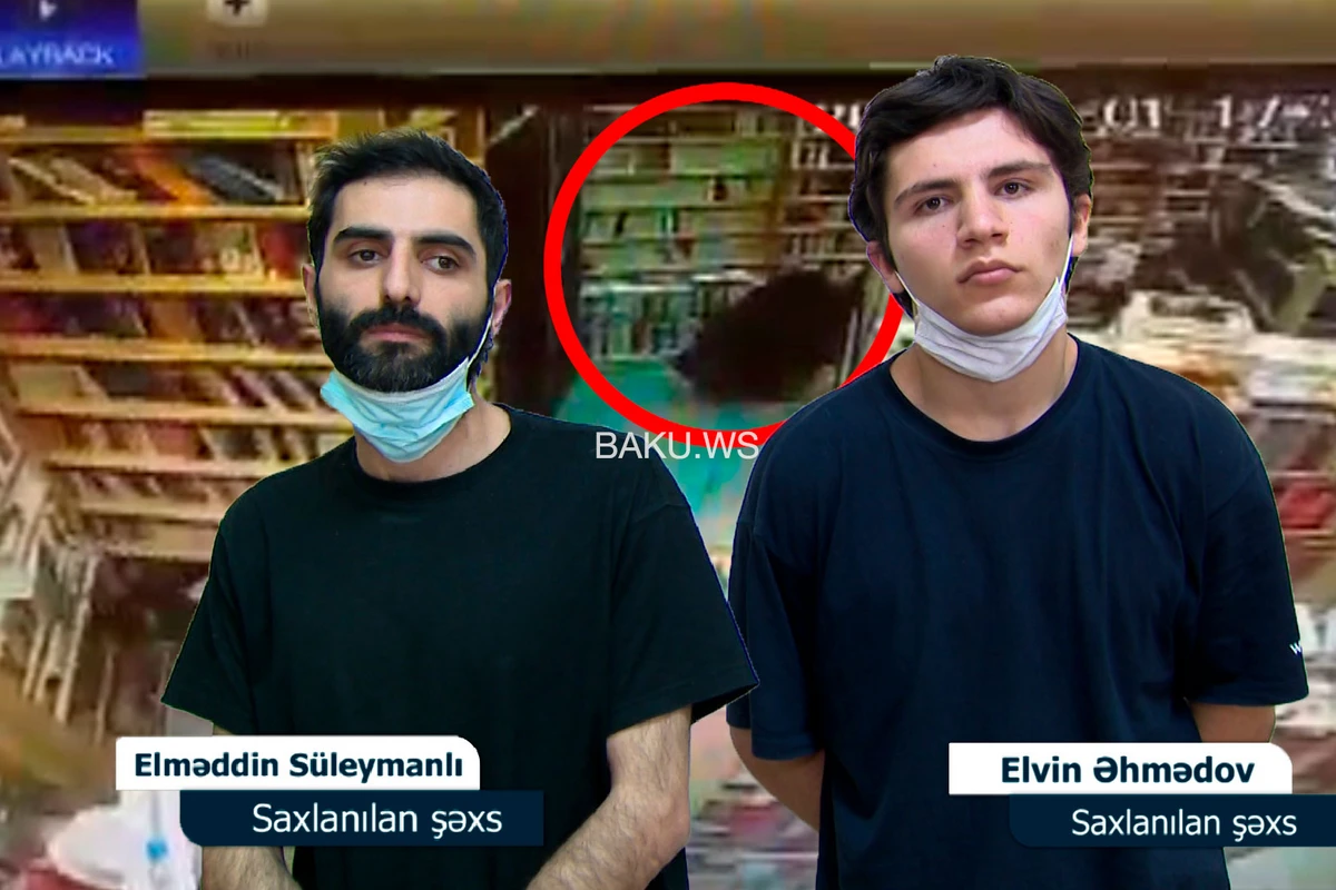Bakıda gənclərin mağazadan oğurladıqları kitabların adları və qiymətləri bilindi - VİDEO