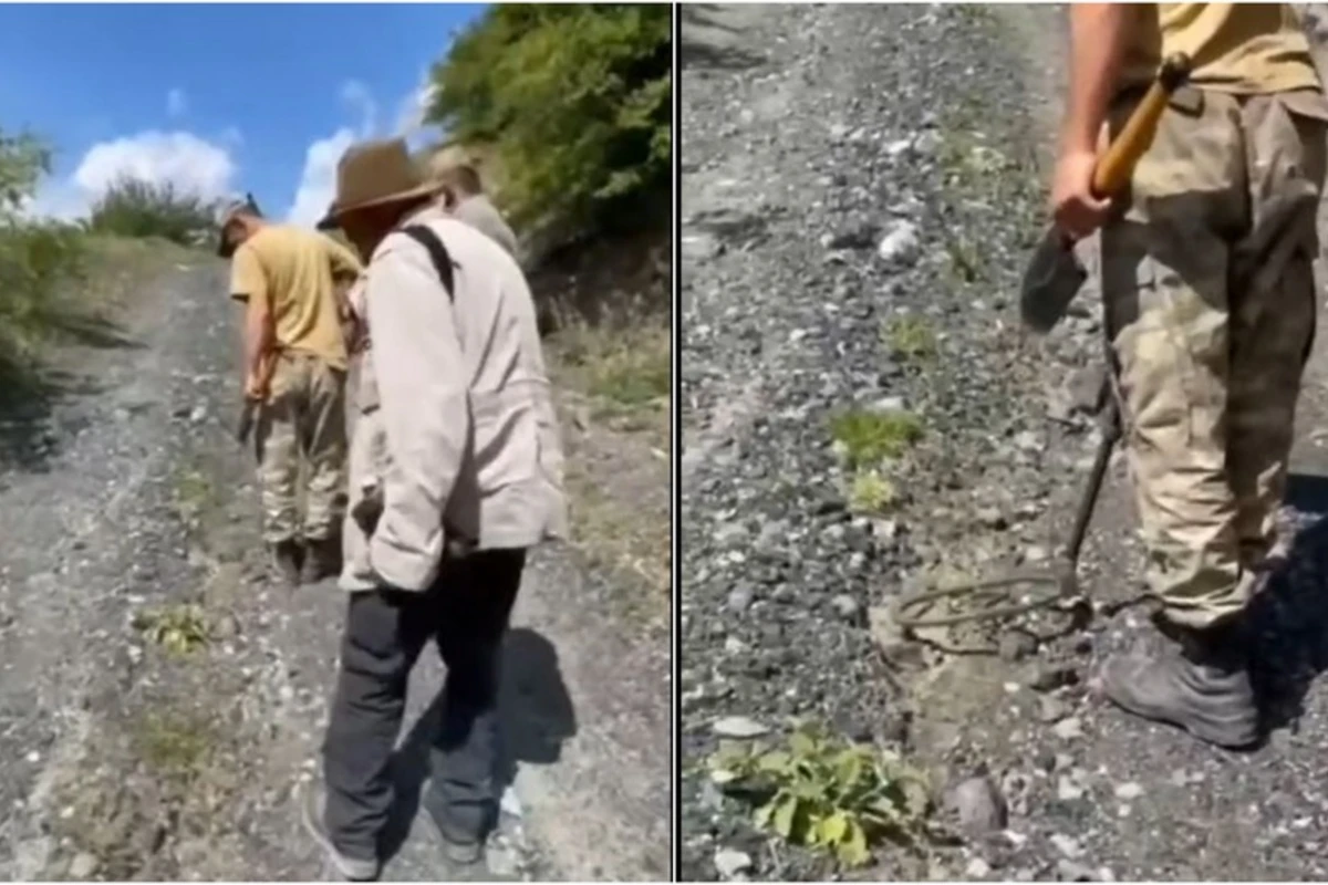 Məşhur fotoqraf Kəlbəcərdə minaya düşməkdən son anda xilas olub - VİDEO