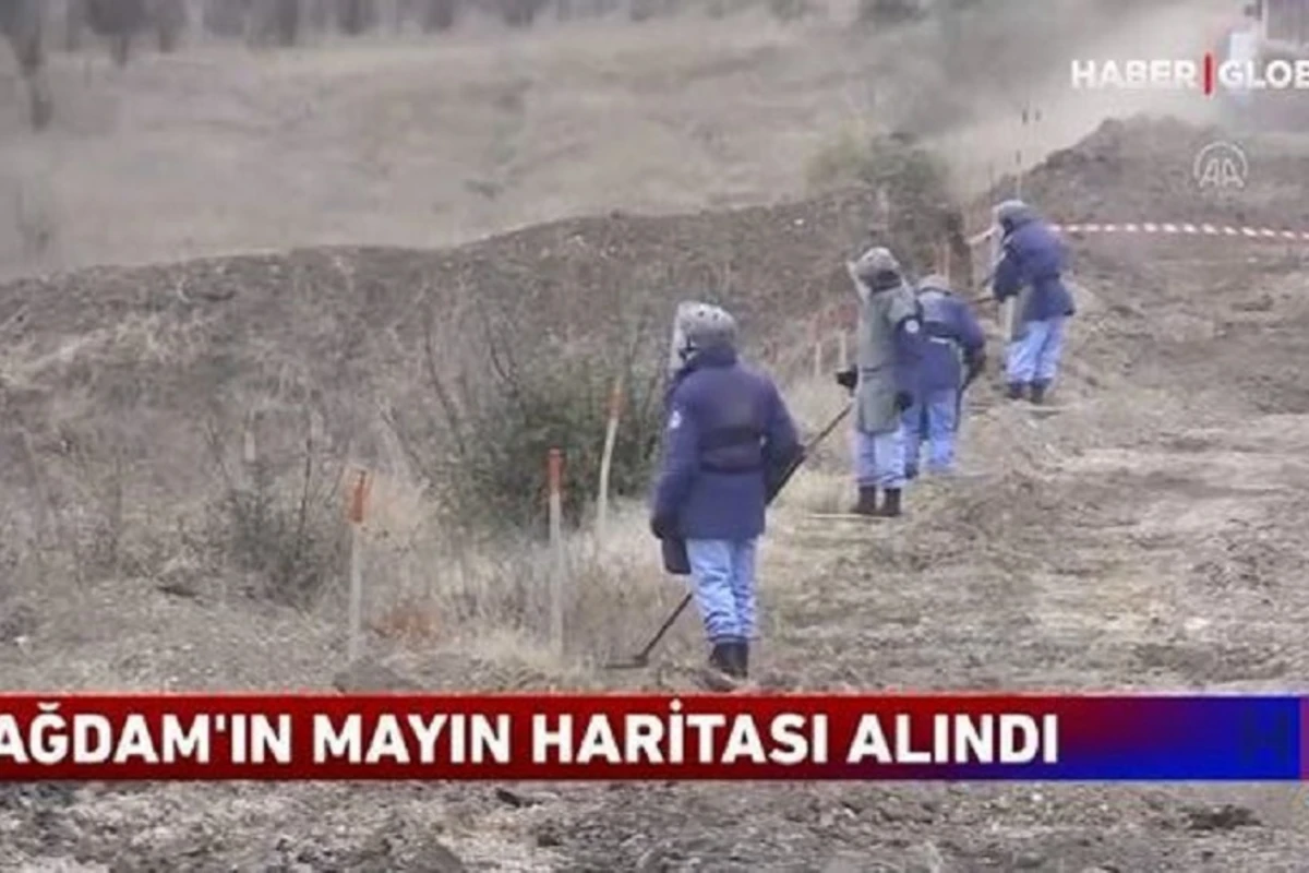 “Haber Global” Ağdamın mina xəritələrinin Ermənistandan alınması barədə süjet hazırlayıb - VİDEO
