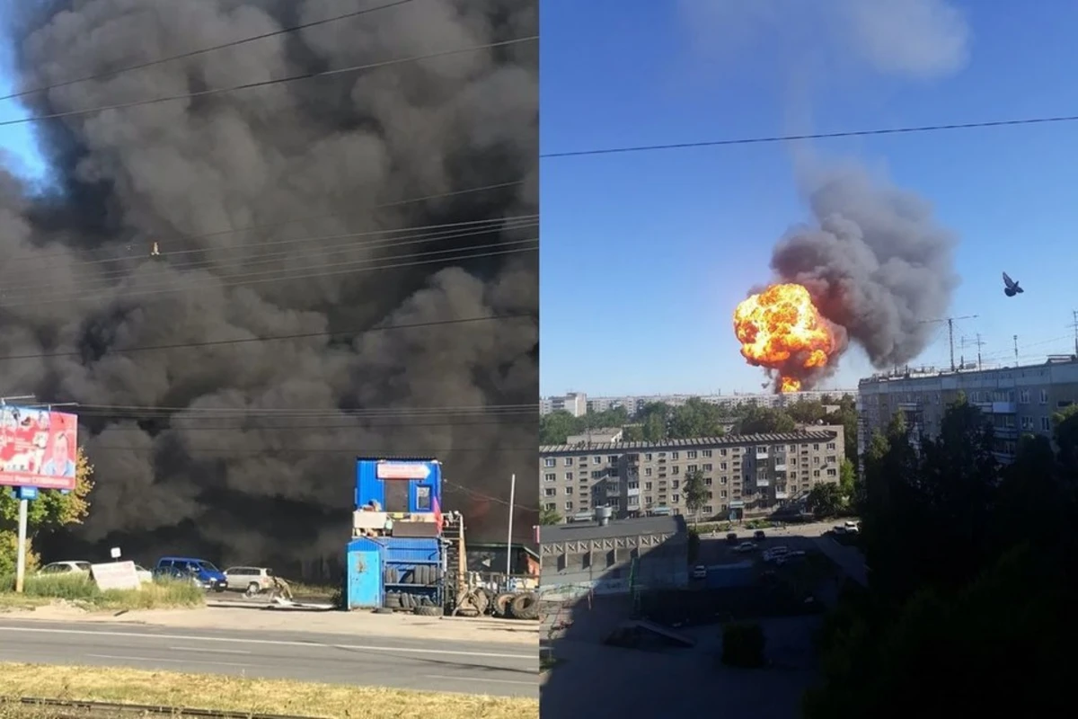 В России взорвалась автозаправка, десятки пострадавших - ВИДЕО