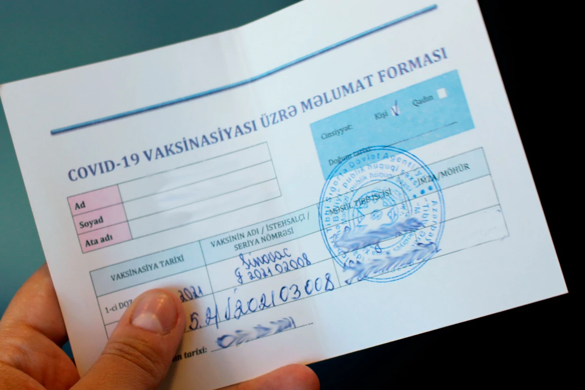 Prezidentin köməkçisi COVID pasportunun əvəzinə arayışın hansı halda verilə biləcəyinə aydınlıq gətirib