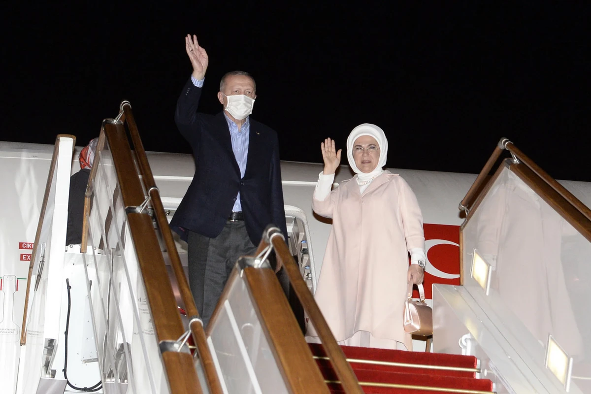 Ərdoğanın Azərbaycana səfəri başa çatdı - FOTO