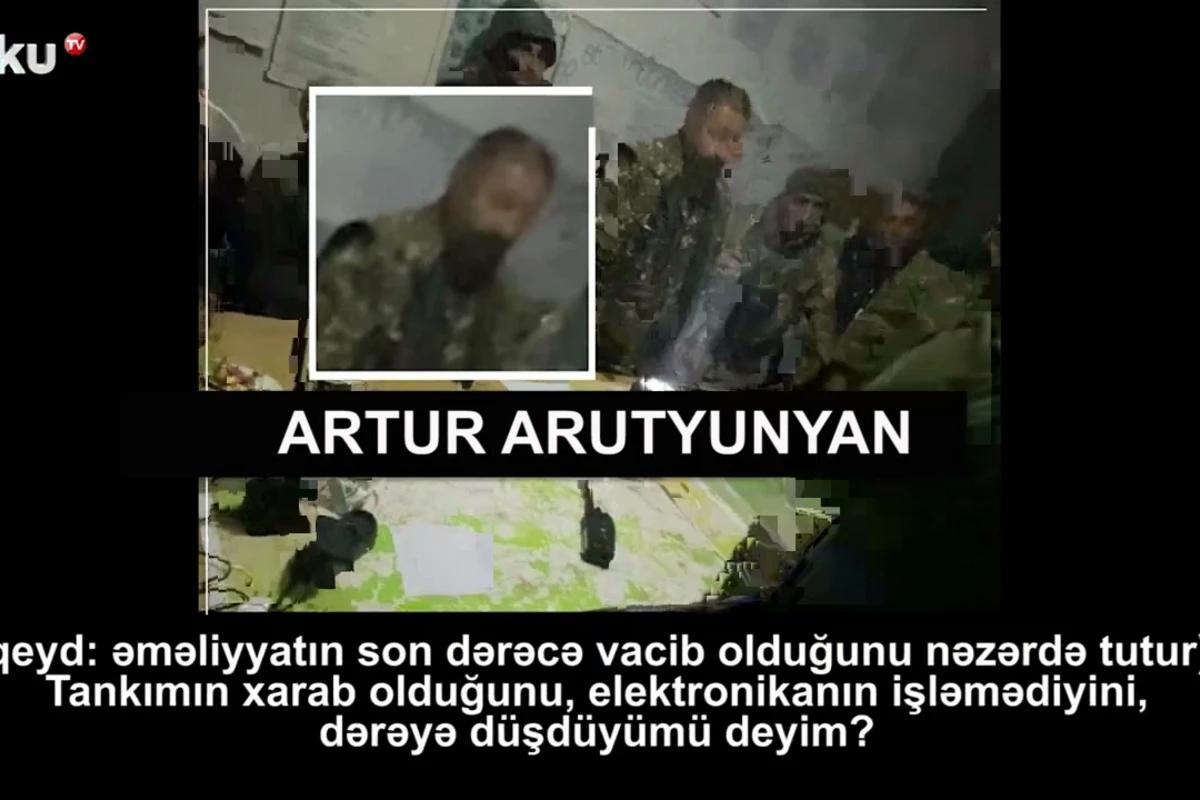 Şuşa əməliyyatından əvvəl erməni bunkerindən görüntülər - VİDEO