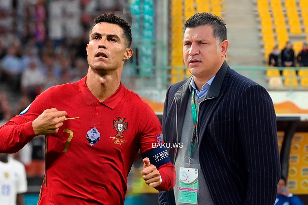 İranın sabiq futbolçusu Kriştianu Ronaldonu təbrik etdi