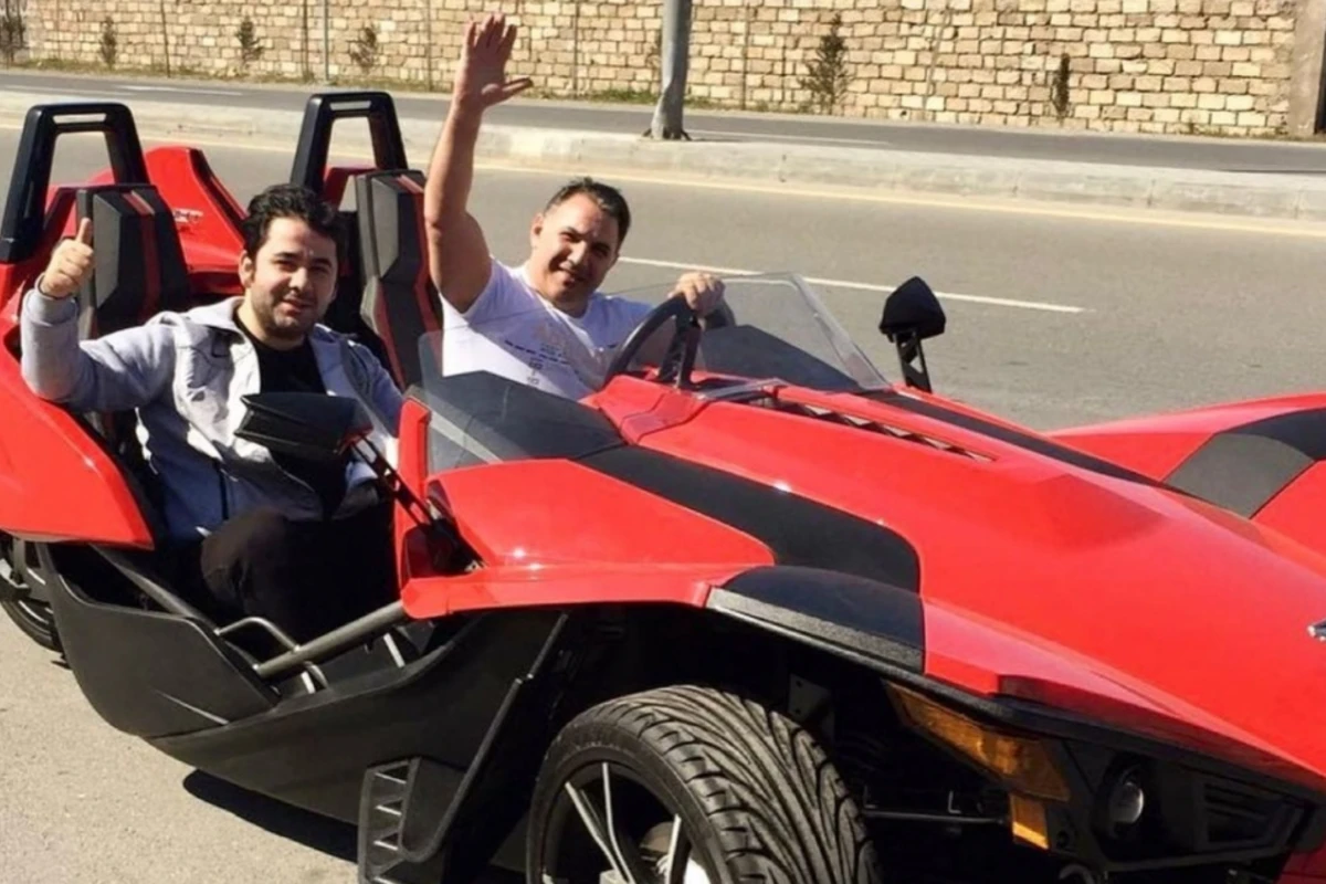 Ədalət Şükürovun bahalı motosikleti - FOTO