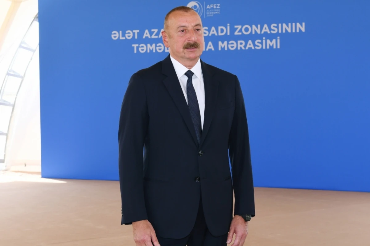İlham Əliyev Ələt Azad İqtisadi Zonasının təməlini qoydu - FOTO - VİDEO